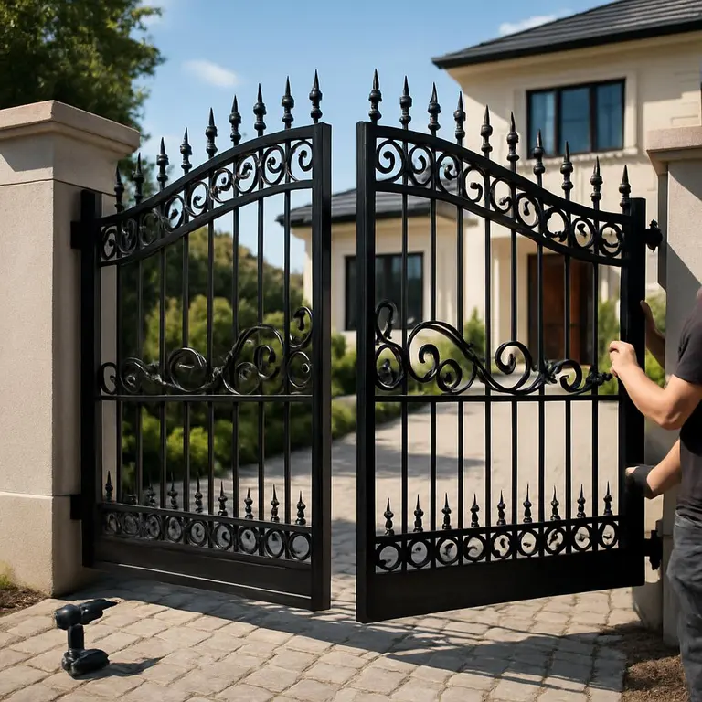 Aluminum Fence Installation in Chester County, Pennsylvania
